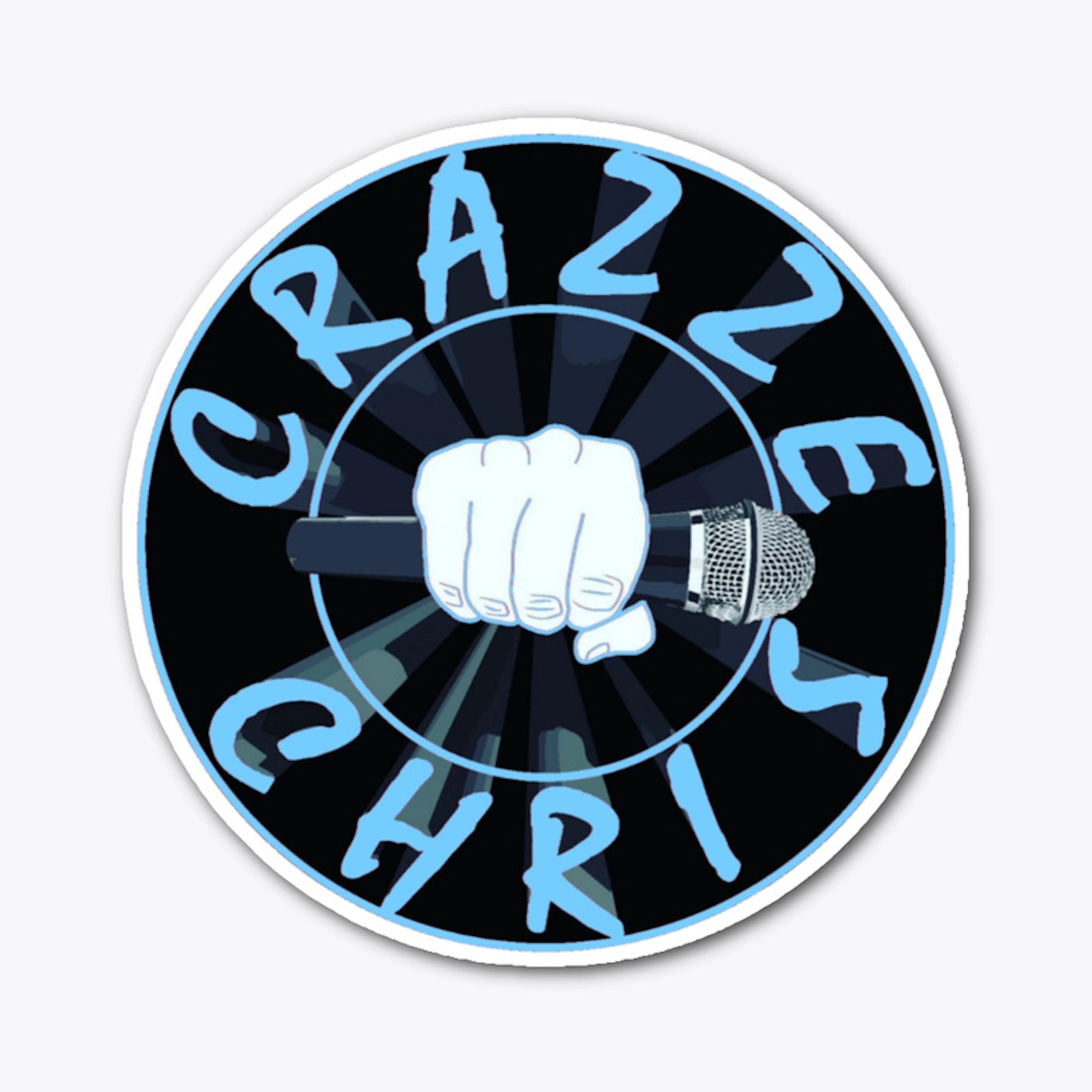 CRAZZE CHRIS OFFICIAL MERCH-B.B. Sticker